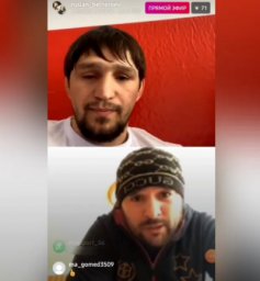 Руслан Белхороев и Назир Манкиев провели онлайн-тренировку в прямом эфире