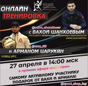 Министерство спорта Ингушетии запускает проект &laquo;Онлайн тренировки&raquo;