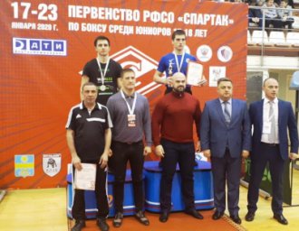Двойное &laquo;серебро&raquo; с  первенства РФСО &laquo;Спартак&raquo; по боксу
