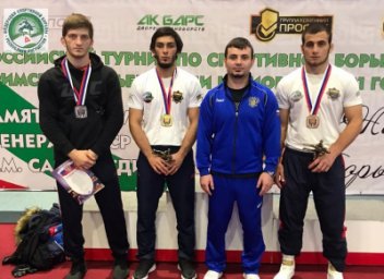 Борцы из  спортклуба &laquo;Ади Ахмад&raquo; завоевали два золота и бронзу на Всероссийском турнире по греко-римской борьбе в Казани