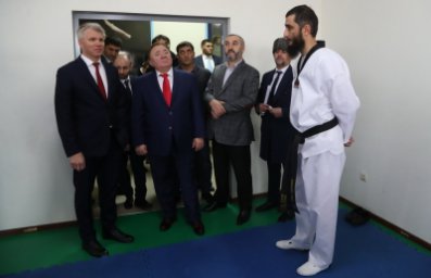 Павел Колобков и Махмуд-Али Калиматов ознакомились с работой спортивных объектов Ингушетии