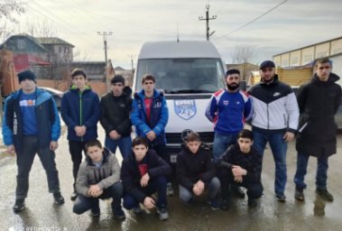 Сборная Ингушетии по вольной борьбе отправилась на Первенство СКФО