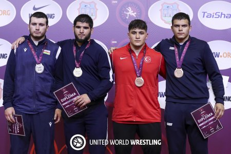МУХАМАД ГАНТЕМИРОВ &ndash; СЕРЕБРЯНЫЙ ПРИЗЕР ПЕРВЕНСТВА ЕВРОПЫ ПО ВОЛЬНОЙ БОРЬБЕ СРЕДИ ЮНОШЕЙ U-17